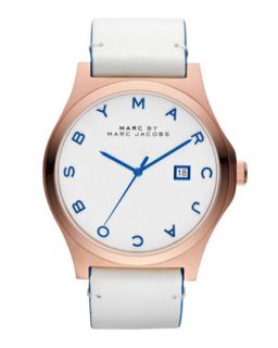 Henry Contrast Edge Watch, White/Blue