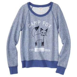 Mossimo Supply Co. Juniors Graphic Sweatshirt   Deep Violet M(7 9)