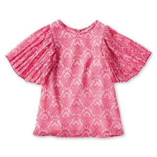 LITTLE MAVEN Little Maven by Tori Spelling Damask Chiffon Dress   Girls 12m 5y,