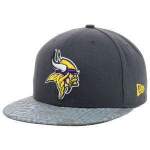 Minnesota Vikings New Era 2014 NFL Draft Graphite 59FIFTY Cap