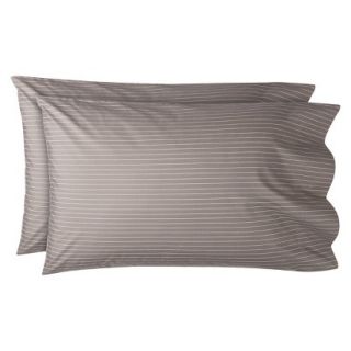 Threshold Percale Pillowcase Set   Gray Stone (King)