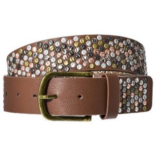 MOSSIMO SUPPLY CO. Brown Small All Over Stud Belt   M