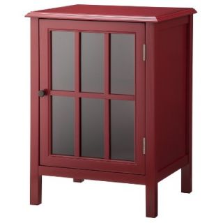 Accent Table Threshold™ Windham One Door Accent Cabinet   Red