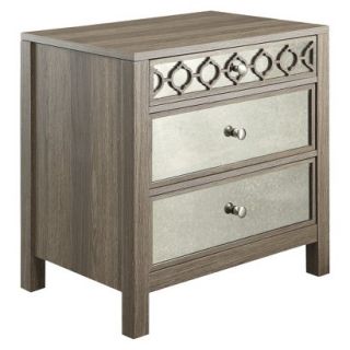 Accent Table Office Star 3 Drawer Helena Cabinet (Greco Medium Brown (Oak)