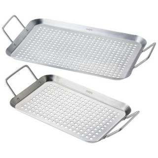 CHEFS Barbeque Grill Tray Set, 2 Pieces