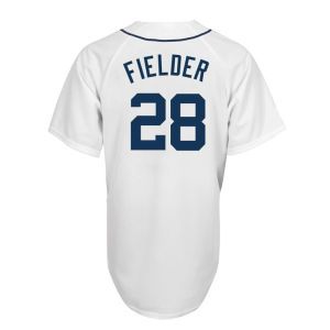 Detroit Tigers Prince Fielder Majestic MLB Youth Player Replica Jersey