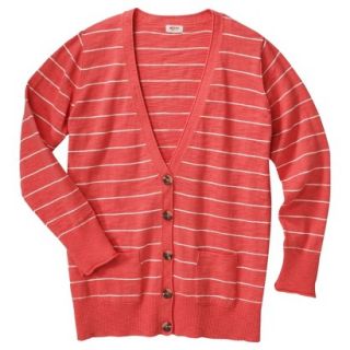 Mossimo Supply Co. Juniors Plus Size Long Sleeve Boyfriend Sweater   Coral 3