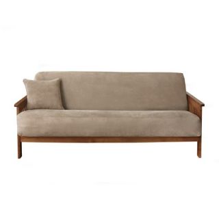 Sure Fit Soft Suede Futon cover   Taupe