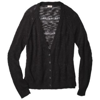 Mossimo Supply Co. Juniors Plus Size Long Sleeve Cardigan Sweater   Black 4