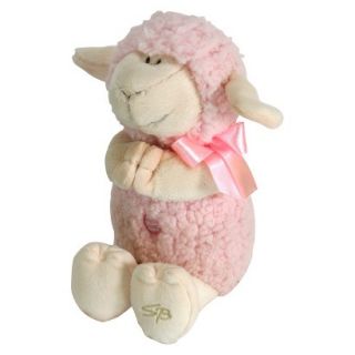 Stephan Baby Wooly Praying Lamb   Pink