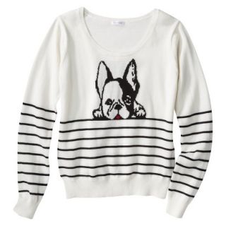 Xhilaration Juniors Puppy Sweater   Cream XL(15 17)