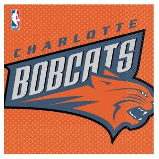 Charlotte Bobcats Basketball   Lunch Napkins