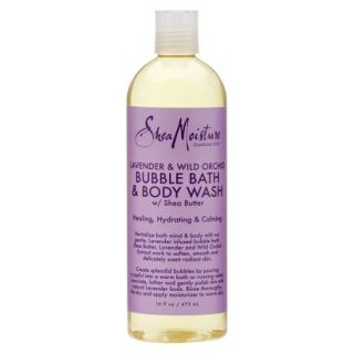 SheaMoisture Lavender & Wild Orchid Bubble Bath & Body Wash   16 fl oz