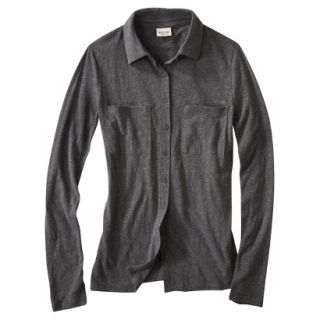 Mossimo Supply Co. Juniors Knit Equipment Shirt   Flat Gray XL(15 17)