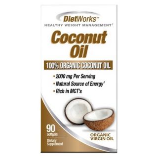 DietWorks Healthy Weight Management   Coconut Oil (90 Softgels)