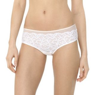 Gilligan & OMalley Womens Lace Hipster   White S
