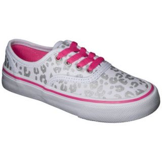Girls Circo Henley Sneakers   White Leopard 6