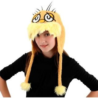 Adult Dr. Seuss Lorax Hoodie Hat   One Size Fits Most