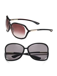 Tom Ford Eyewear Raquel Oversized Sunglasses   Brown/Brown