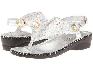 La Plume Tempe Womens Sandals (Silver)