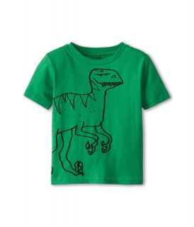 Stella McCartney Kids Arlo S/S Dinosaur Graphic Tee Boys T Shirt (Green)