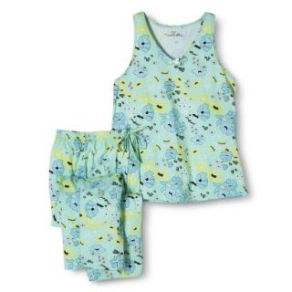 Of The Moment Womens Pajama Set   Blue Floral L