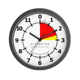 Altimeter Wall Clock (White)