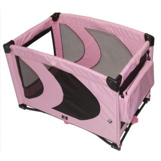 Portable Pet Kennel   Pink Ice (Medium)