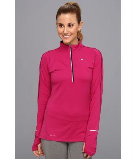 Nike Element Half Zip Womens Long Sleeve Pullover (Pink)