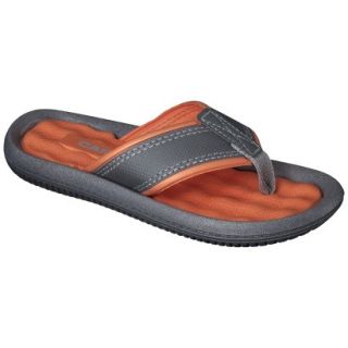 Boys Contrast Flip Flop Sandals   Orange 1 2