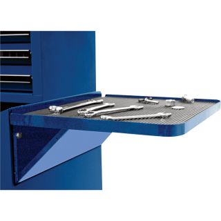 Homak Side Shelf for Homak Pro 27 Inch Rolling Tool Cabinet   Blue, Model