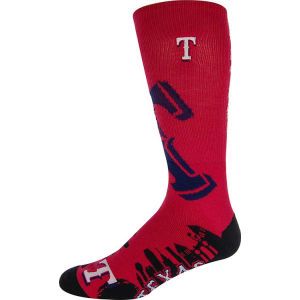 Texas Rangers For Bare Feet Skyline City Crew Sock