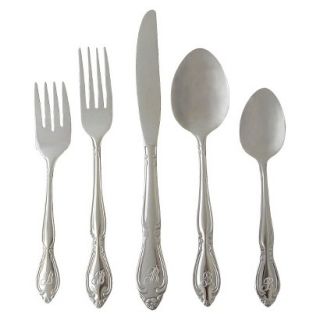 Rose Personalized 46 pc. Flatware Set   N
