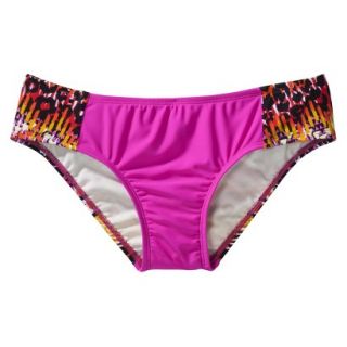 Juniors Hipster Swim Bottom  Magenta L