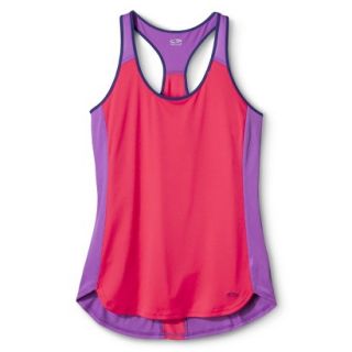 C9 by Champion Womens Color Block Tank   Radical Pink XS