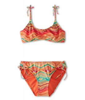 ONeill Kids Sunsets Bikini Girls Swimwear Sets (Coral)