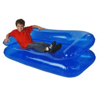 Inflatable Blue Sofa