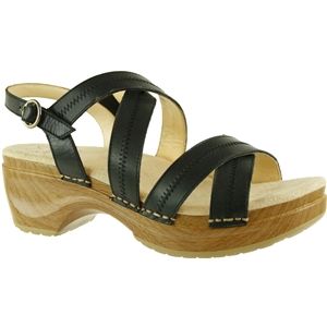Sanita Clogs Womens Darcy Black Sandals, Size 36 M   467580 02