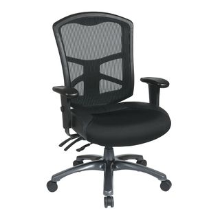Mesh Back Dual Function Leather Chair