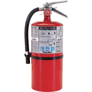 First Alert Commercial Use Fire Extinguisher   2 Pack, Class 4 A 60 BC Rated,