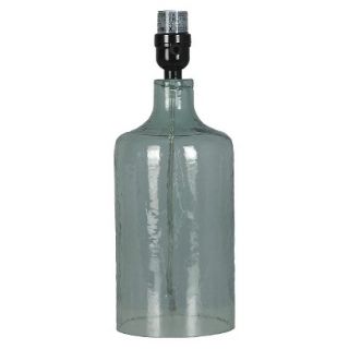 Threshold Artisan Glass Bottle Lamp Base Small   Ancient Aqua