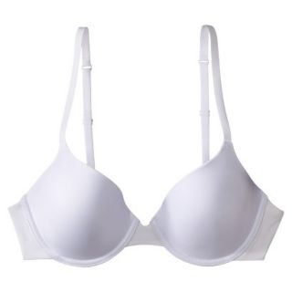 Gilligan & OMalley Womens Favorite Lightly Lined Demi Bra   True White 32DD