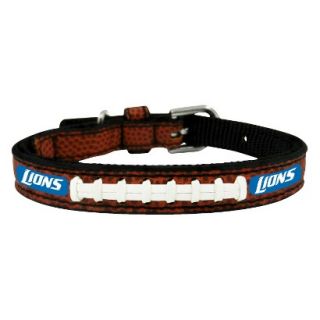 Detroit Lions Classic Leather Toy Football Collar