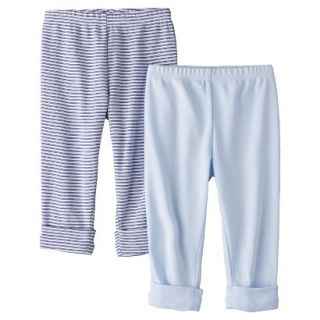 PRECIOUS FIRSTSMade by Carters Newborn Boys 2 Pack Pant   Blue 6 M