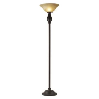 Fancy Torchiere Lamp   Brown (71x16)