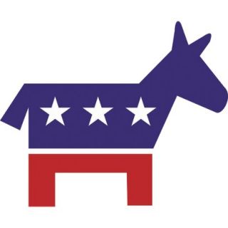 Democrat Nylon Flag   3x5