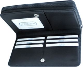 Womens Leatherbay Zip Wallet   Black Small Leather