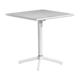 dCOR design Big Wave Folding Square Table 70304 Color White