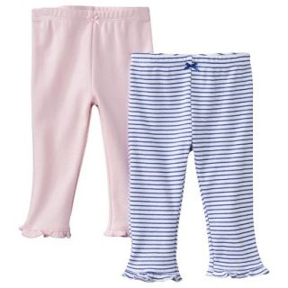 Just One YouMade by Carters Newborn Girls 2 Pack Pant   Pink NB