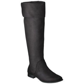 Womens Mossimo Katreesa Tall Boots   Black 9